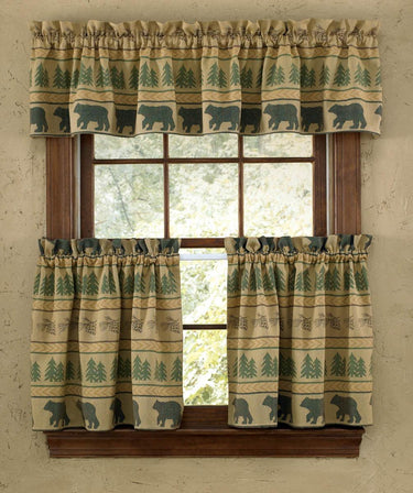 Bear Tracks Valance Park Designs - The Fox Decor
